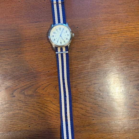 Perry Ellis Accutime Watch Long Fabric NATO Strap - Picture 4 of 12